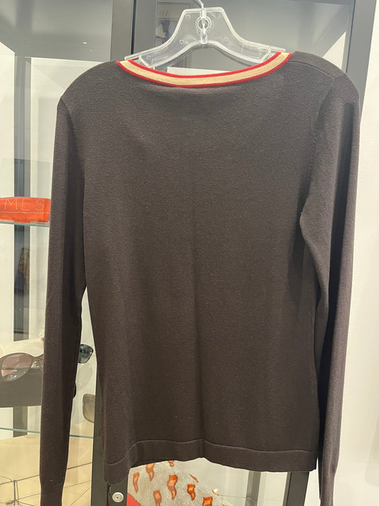Weekend Max Mara brown w/ red tie M