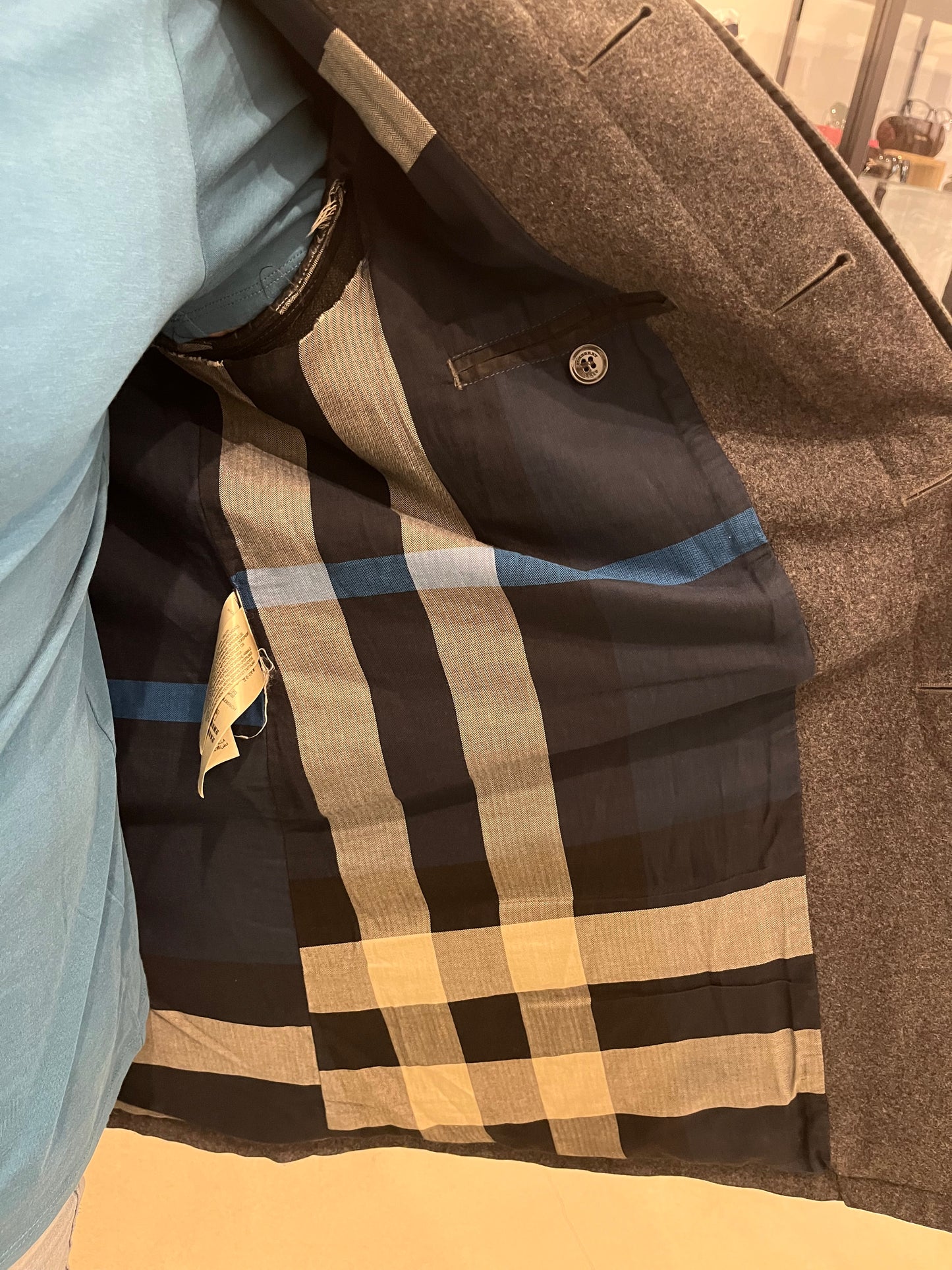 Burberry Brit Mens Wool Jacket L