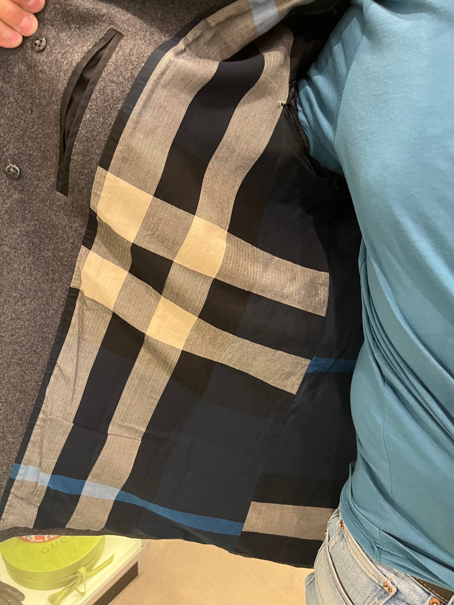 Burberry Brit Mens Wool Jacket L