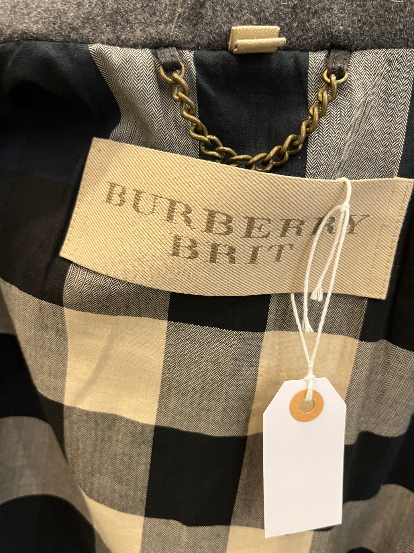 Burberry Brit Mens Wool Jacket L