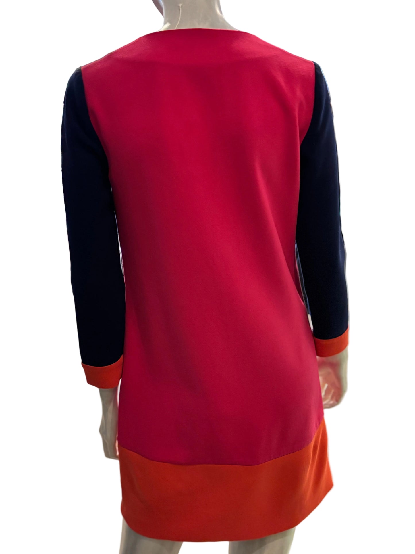 Diane Von Furstenberg Color-block shift dress - Size 0