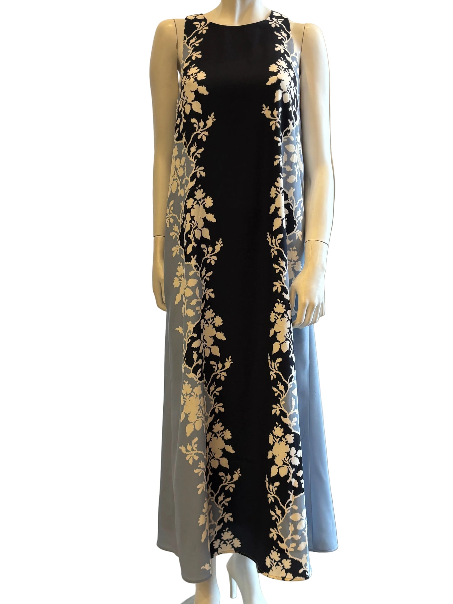 Tuckernuck Bow-Back Floral Panel Gown – Size Small