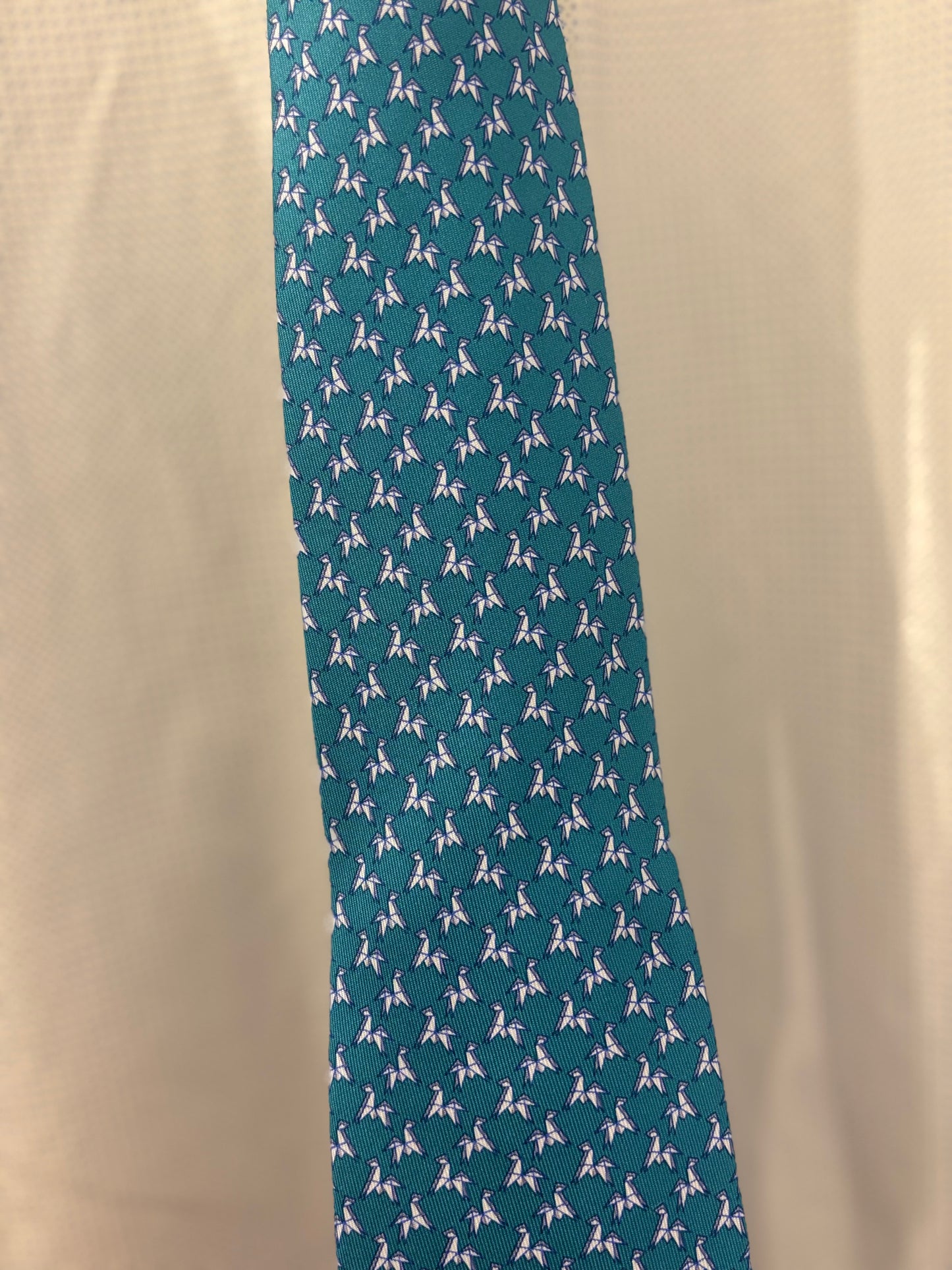 Hermès Men's Tie Origami Horse 625747T