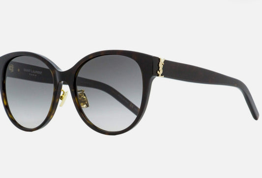 Saint Laurent Oval Sunglasses SLM39K 003 Dark Havana 57mm YSL