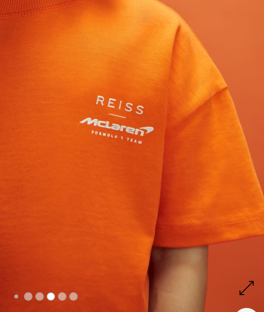 Mclaren x Reiss Formula 1 Papaya F1 Boys T-shirt 9-10Y