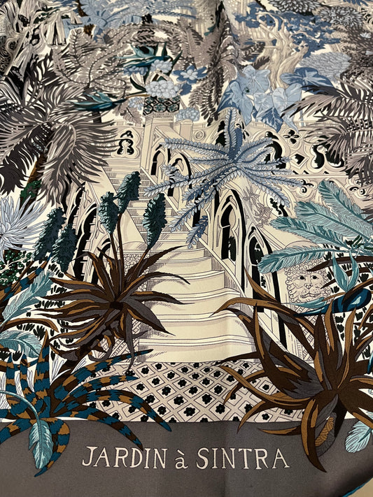 Hermes Silk Scarf Jardin á Sintra