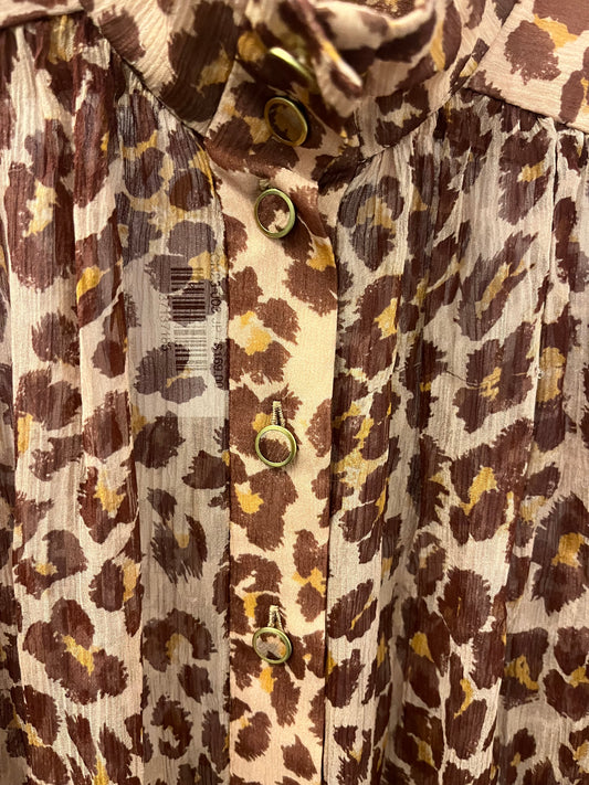 Zimmerman Silk Leopard Print blouse 3