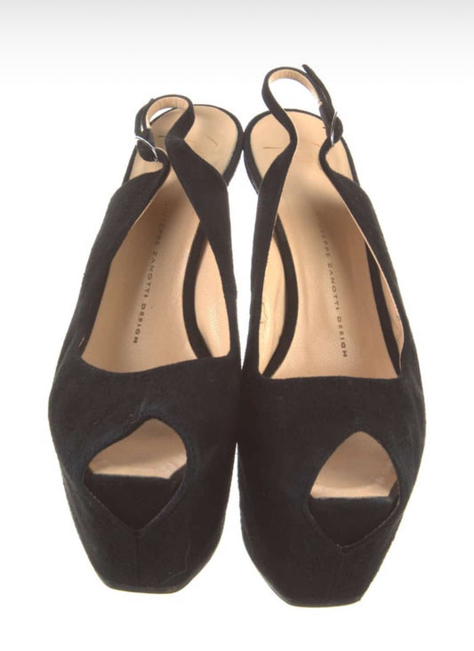 Giuseppe Zanotti Suede Slingback Platform pumps 39