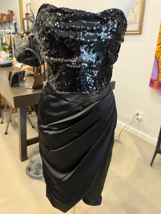 Bardot Sequin Black dress M