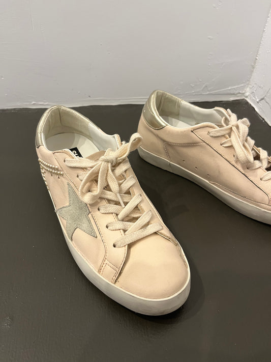 Golden Goose Super-Star Embellished Low Top light pink Sneakers 38