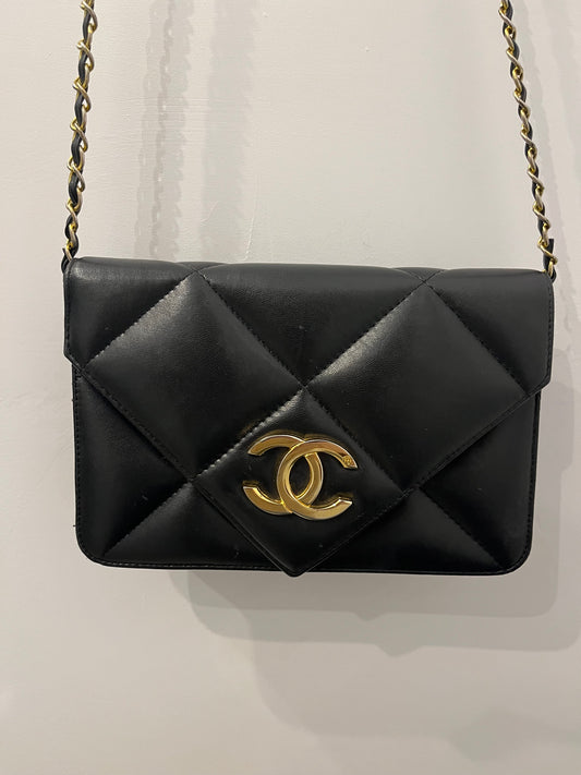 Chanel Quilted Envelope Flap Bag (Vintage 1960's)