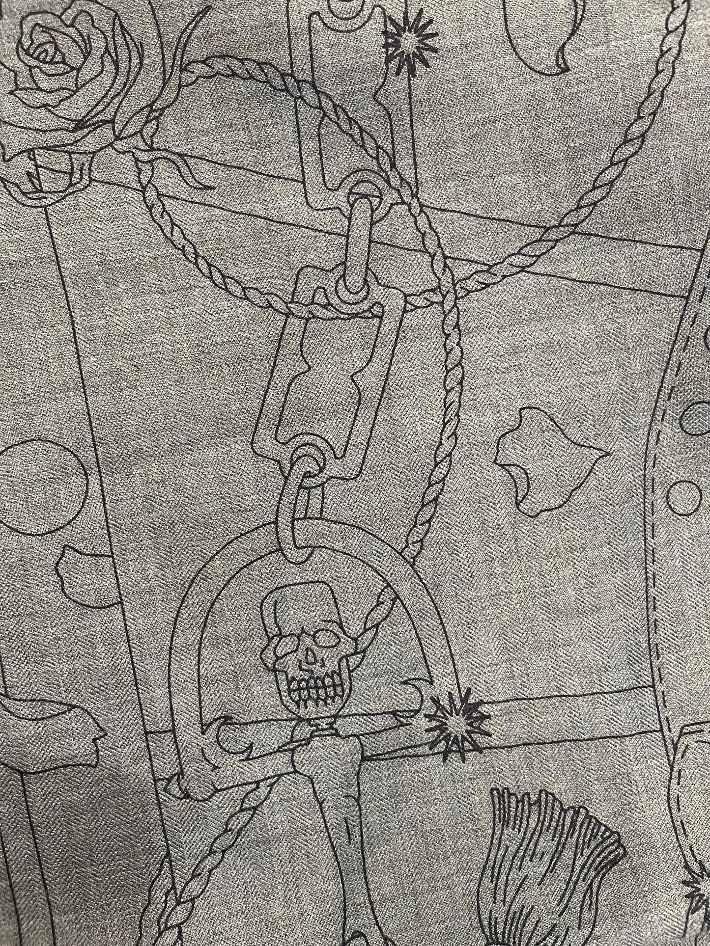 Hermès Shawl Scart C'est La Fete Stole Daisuke Nomura Cashmere Silk NEW 140