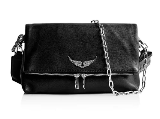 Zadig and Voltaire Black Rocky Leather Crossbody