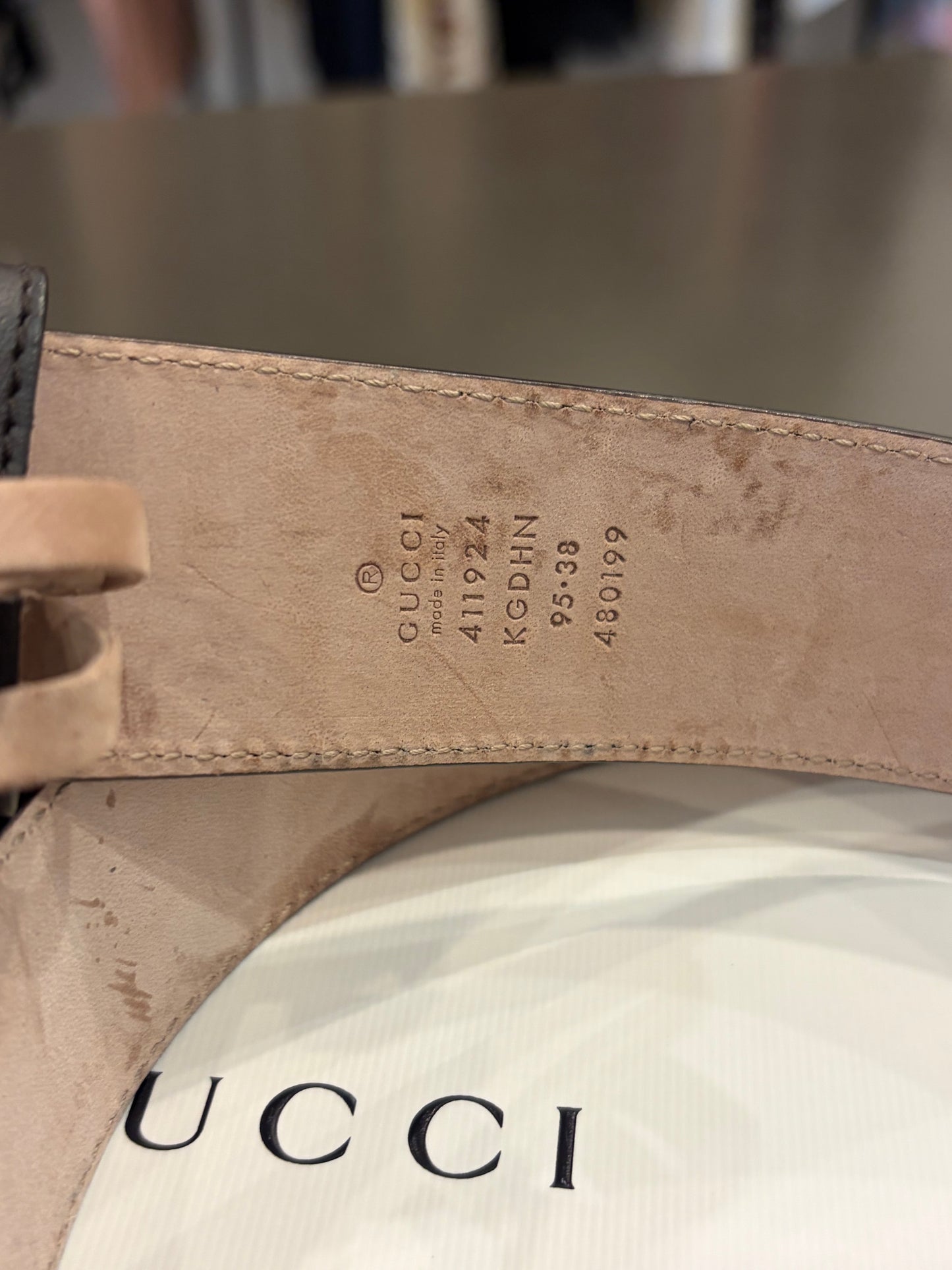 Gucci GG Supreme Interlocking G Belt 95-38