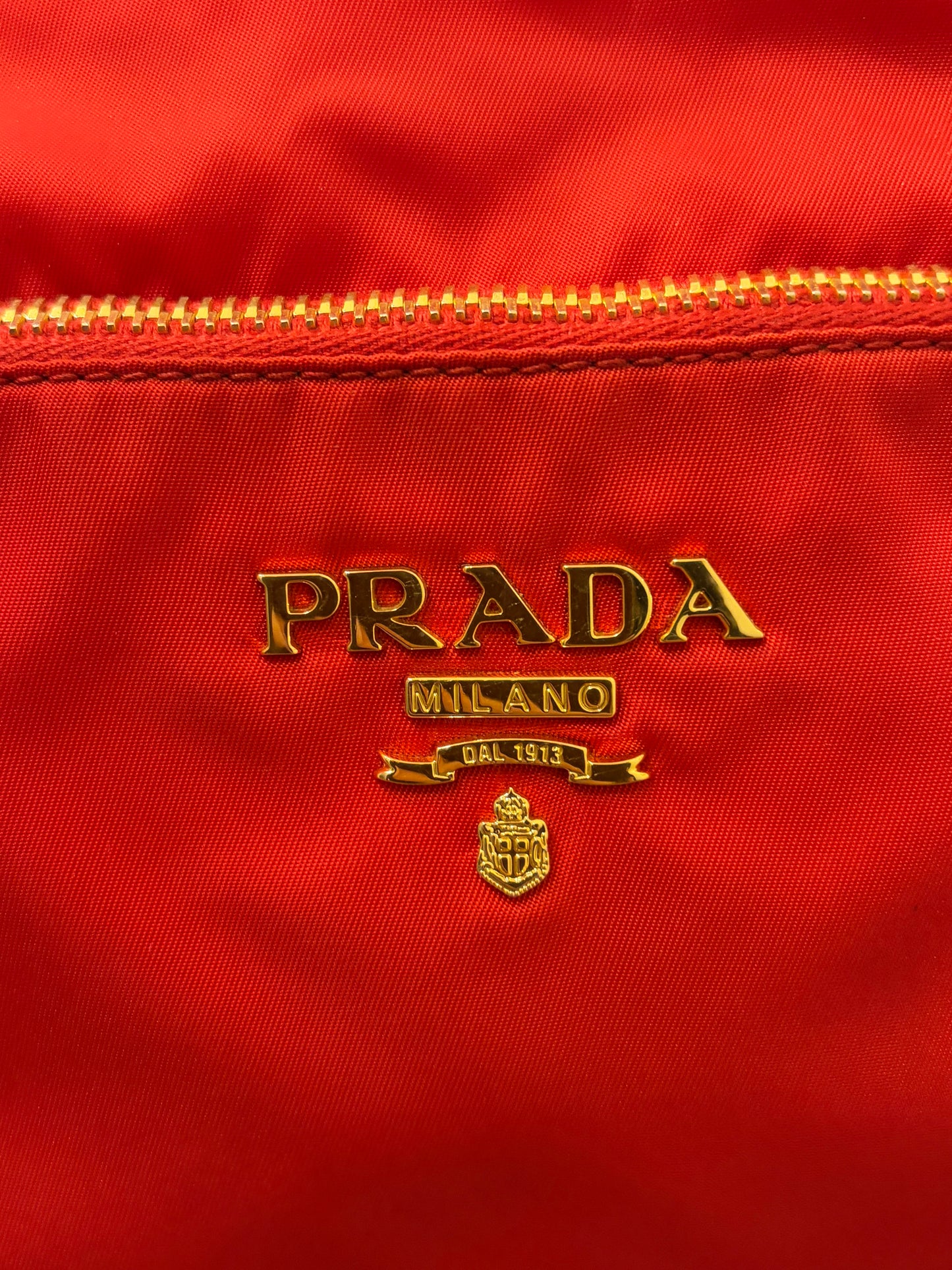 Prada Red Tessuto Nylon Crossbody/Shoulder Bag