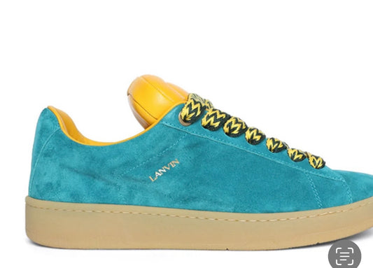 Lanvin x Future Hyper Curb suede sneakers 40