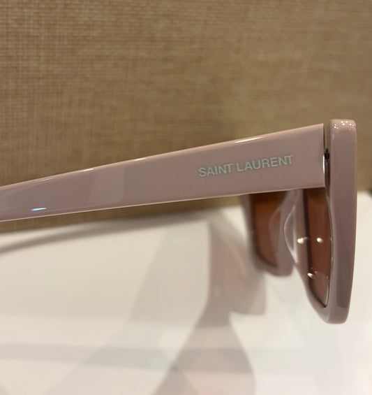 Saint Laurent Paris SL M94 Cat-Eye Sunglasess Blush Pink
