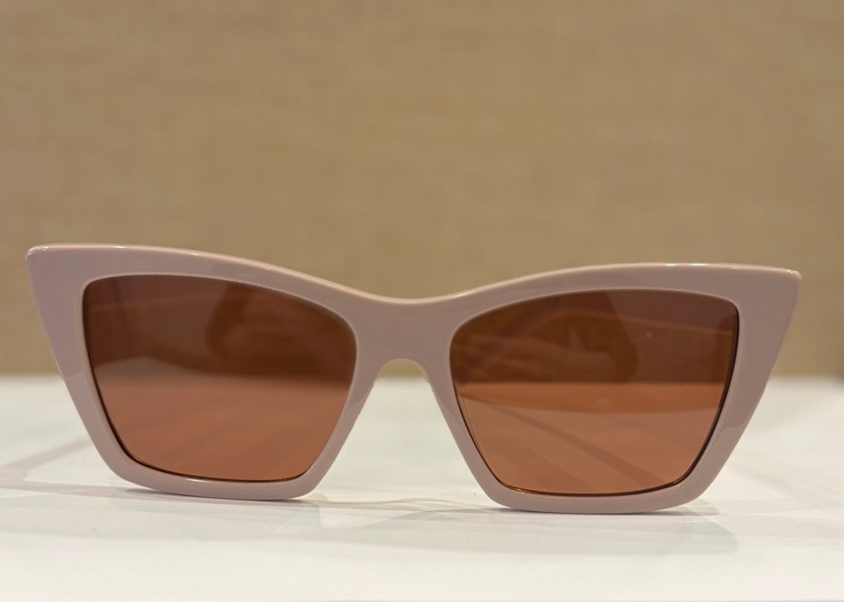 Saint Laurent Paris SL M94 Cat-Eye Sunglasess Blush Pink