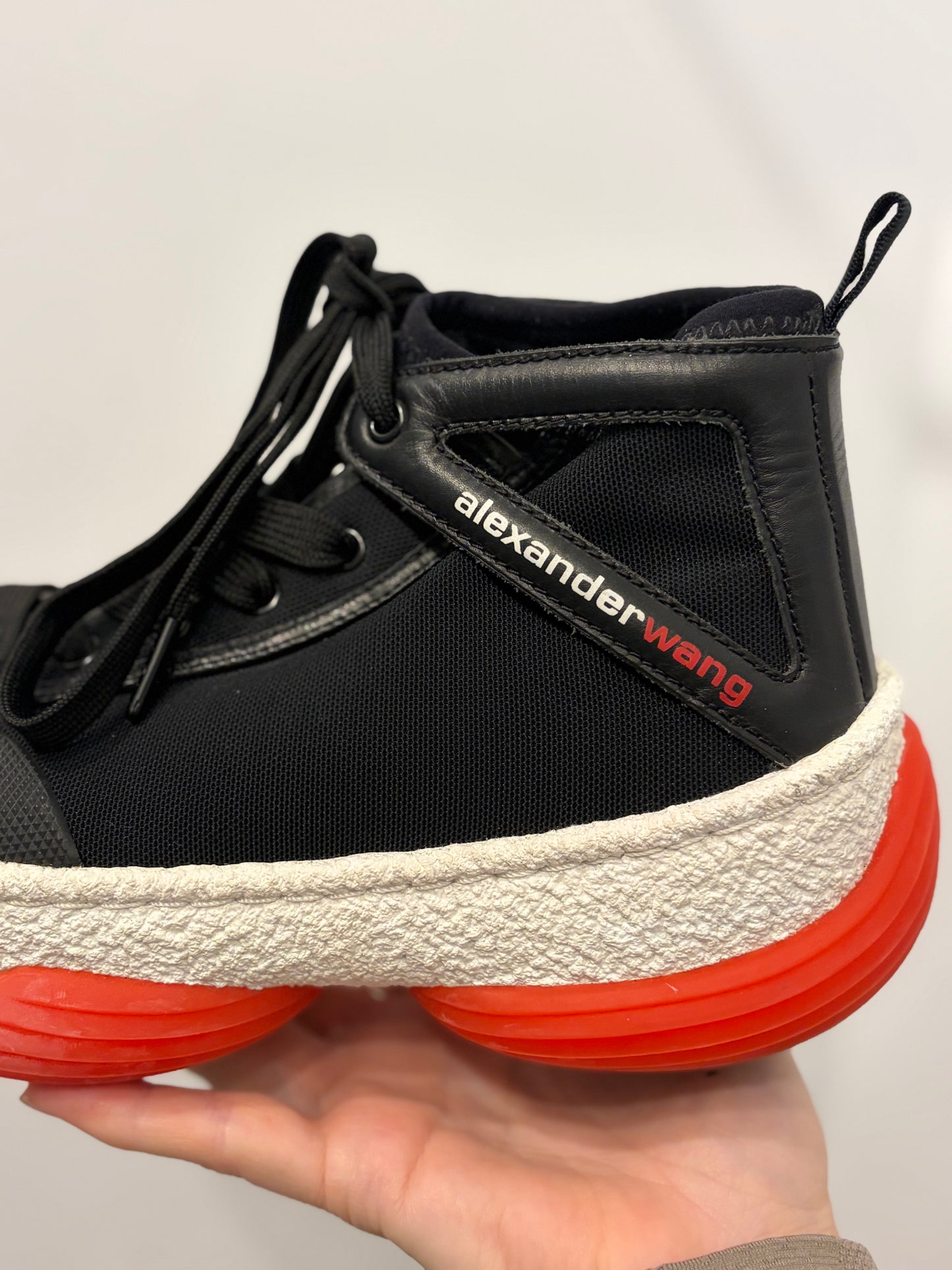Alexander Wang A1 Inflated Sole sneakers Black/Red Size 37