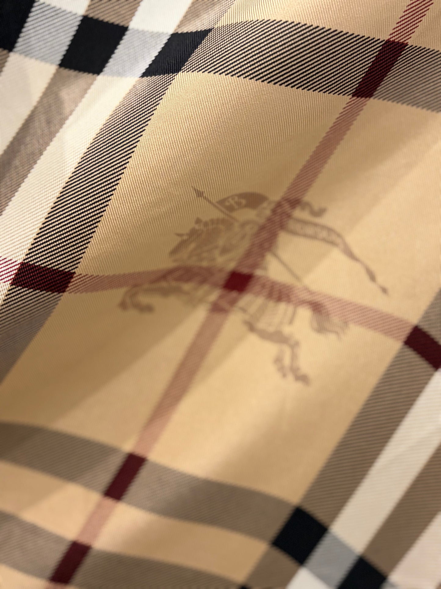 Burberry Haymarket Autumn Colour Silk Kingfisher Check Scarf