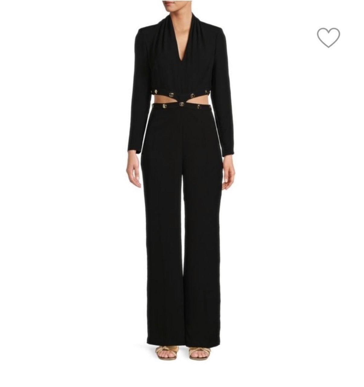 Ba&sh Ondine 2 in 1 Jumpsuit Black - Size 1
