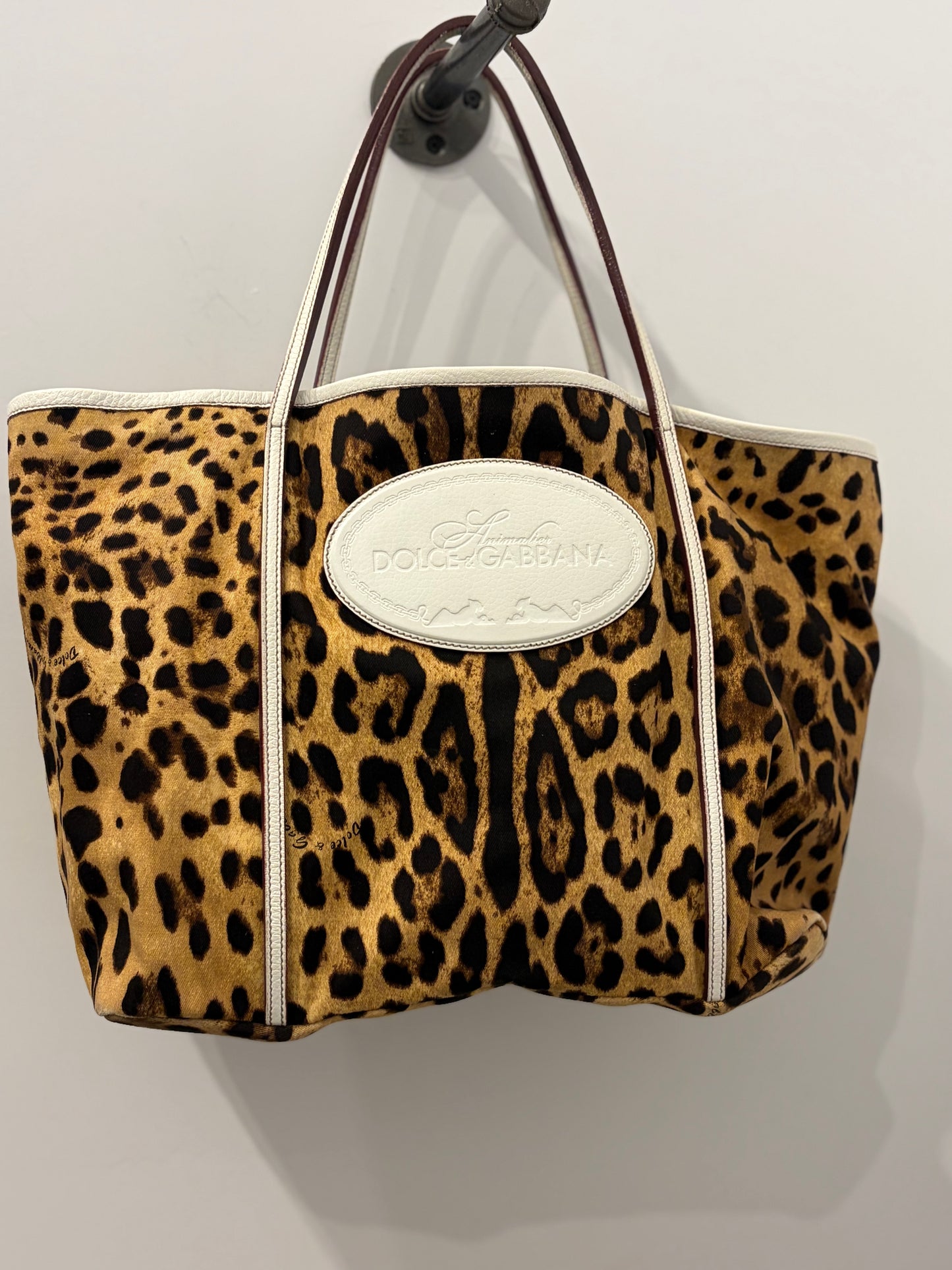 Dolce & Gabbana Animalier Leopard Print Bag Tote