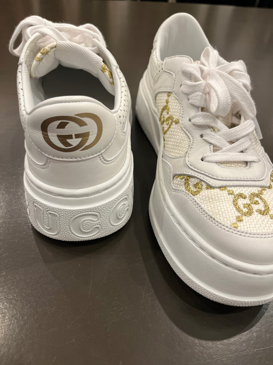 Gucci Canvas platform sneakers 38.5