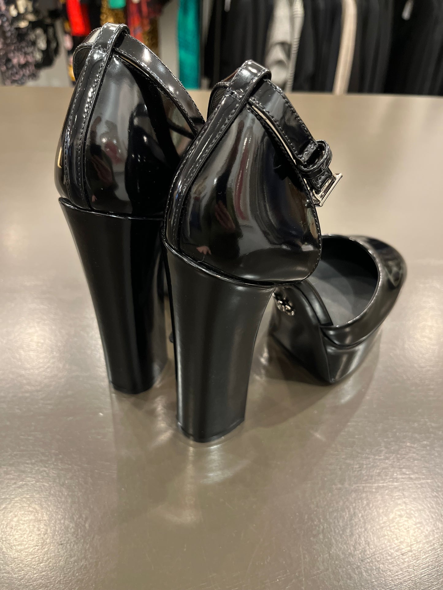 Dolce & Gabbana Platform patent leather tall block heel 39