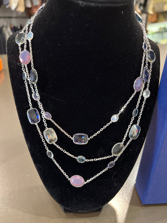 Swarovski multi-strand crystal necklace