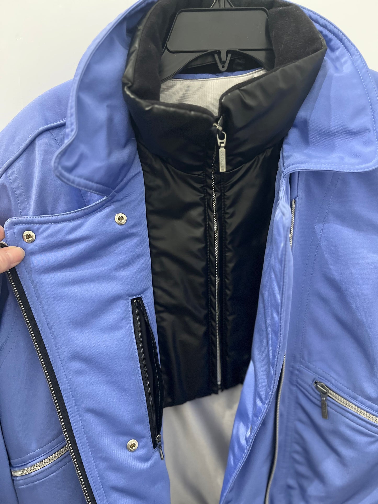 Descente insluated ski jacket periwinkle 8
