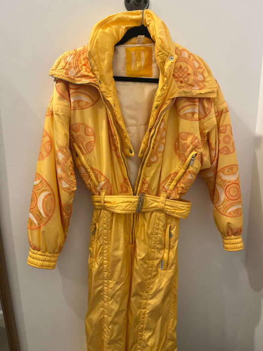 V de V Paris one piece ski suit medallion print 6