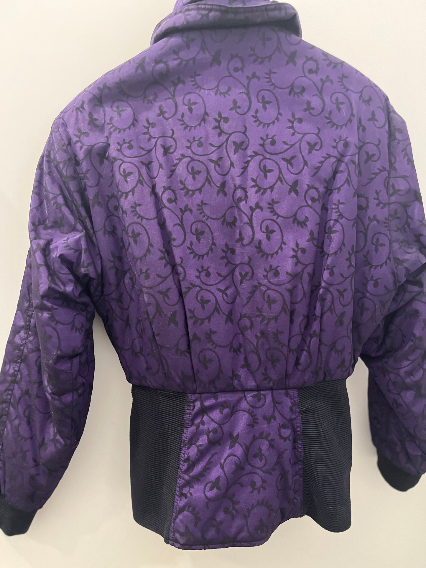 Nils Quilted ski jacket purple 10 (REAL FEEL is a size 6)