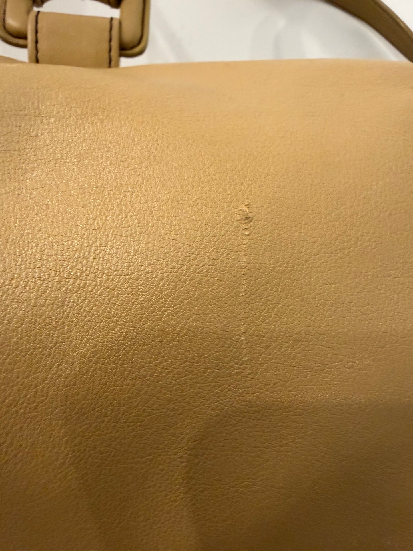 Chanel Vintage Beige Lambskin CC Backpack