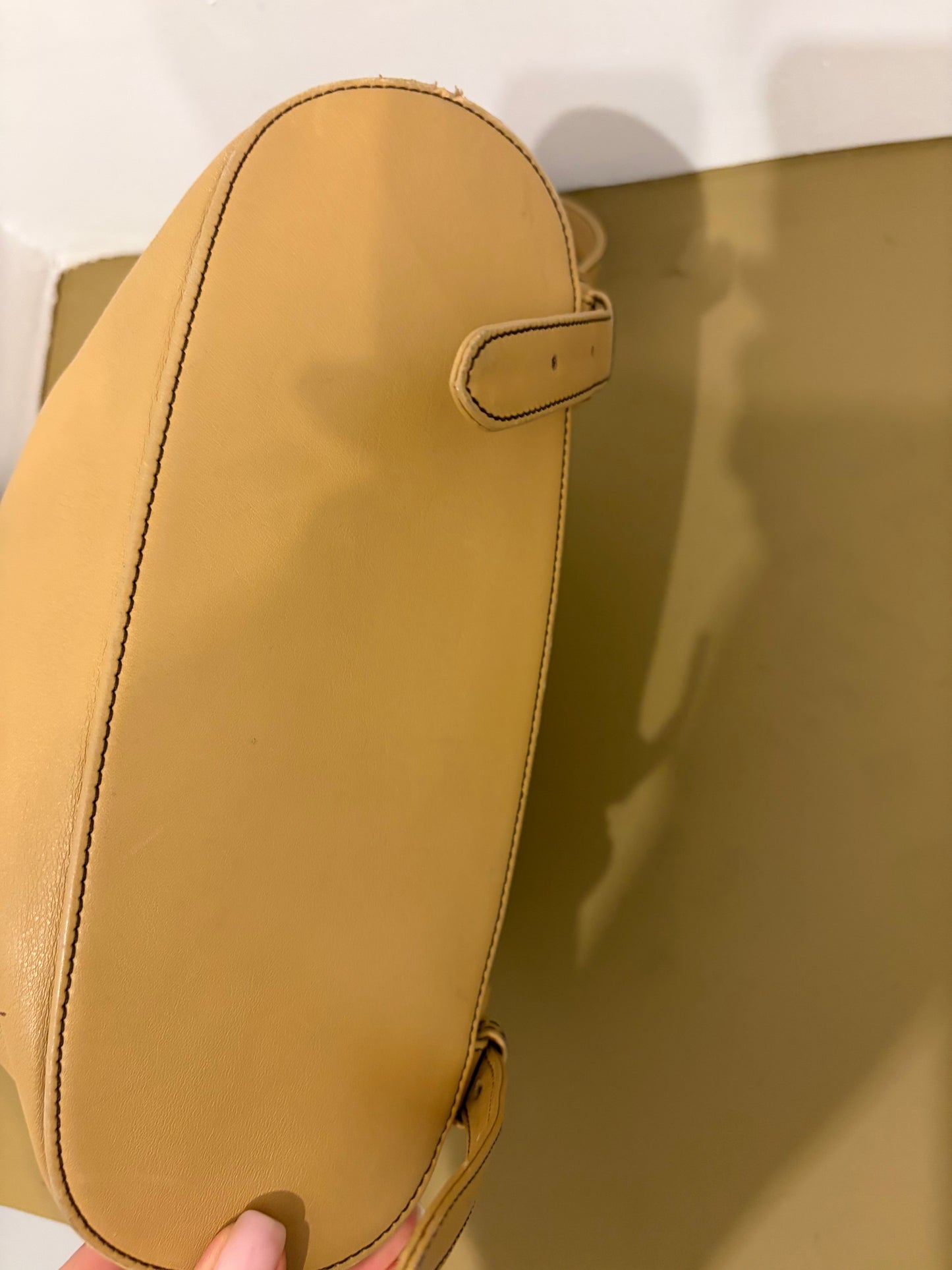 Chanel Vintage Beige Lambskin CC Backpack