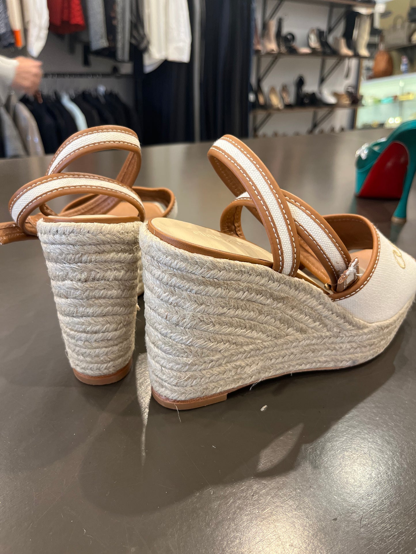 Cinq à Sept espadrille wedge sandals 37.5