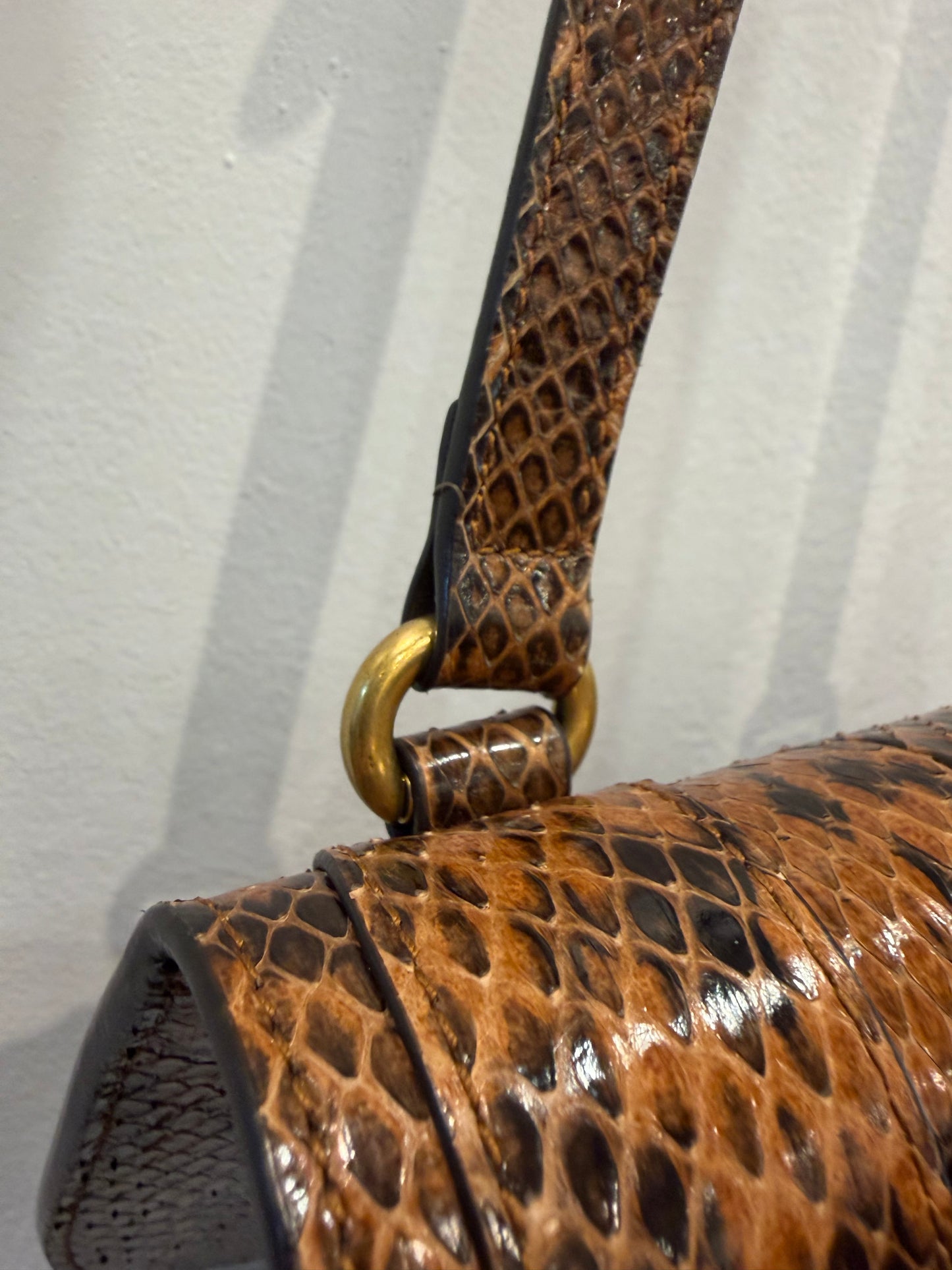 Gucci Osiride Python Tiger Head Osiride Crossbody - Small