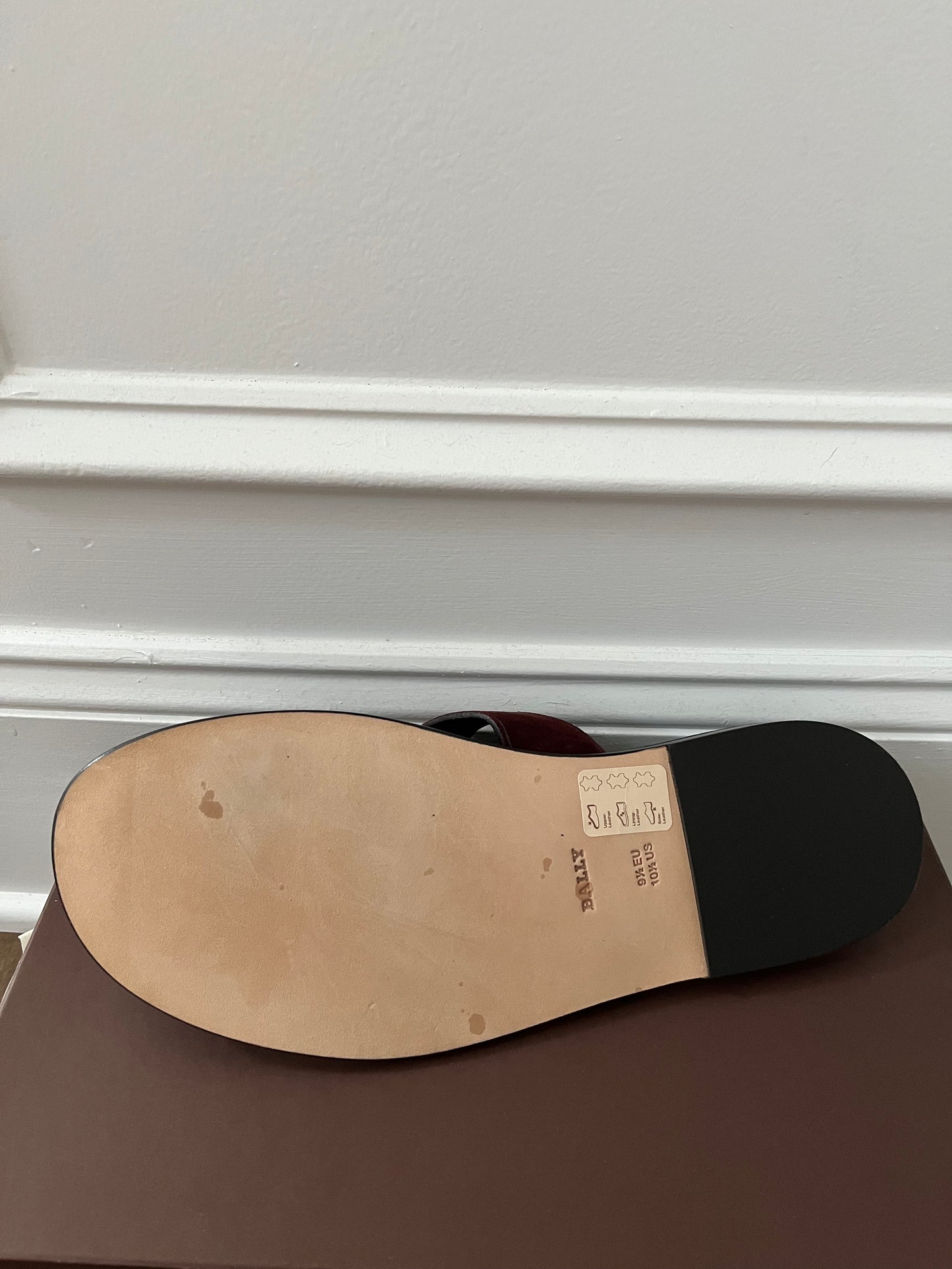 Bally Brown Leather Sandals size 10.5 Men’s