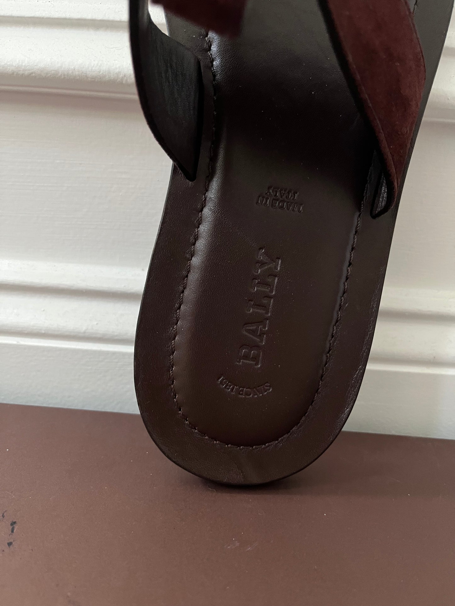 Bally Brown Leather Sandals size 10.5 Men’s