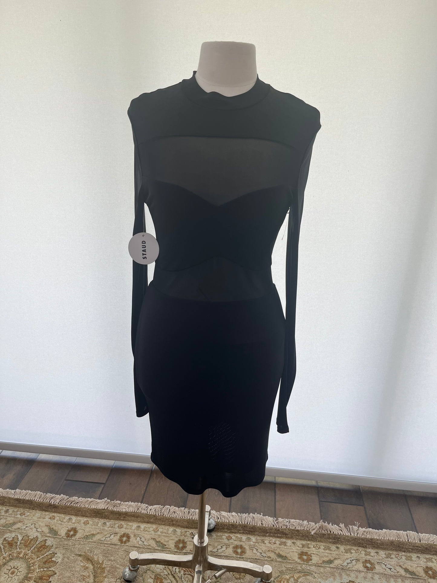 STAUD Black Mini Dress Size L