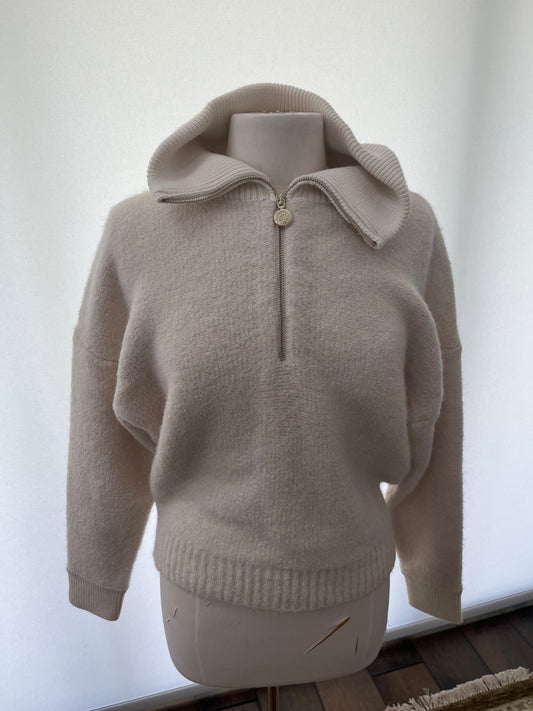Maje Mogador Ecru Sweater Size 2