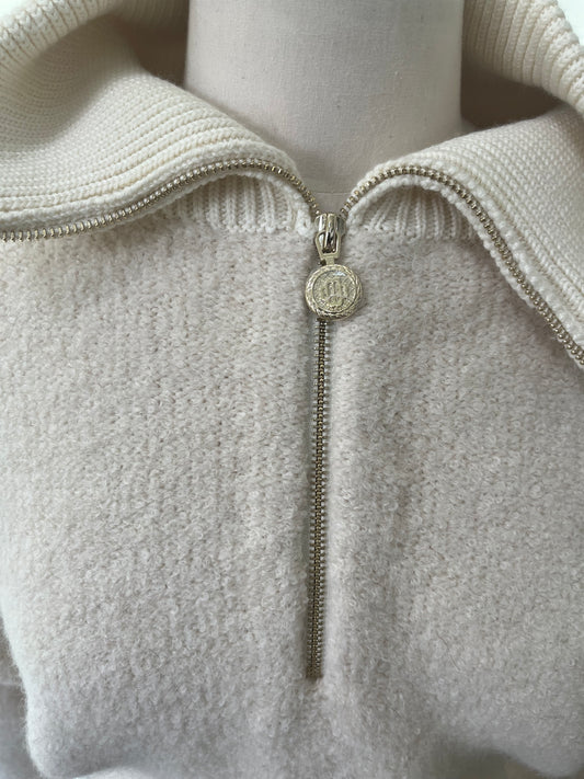 Maje Mogador Ecru Sweater Size 2