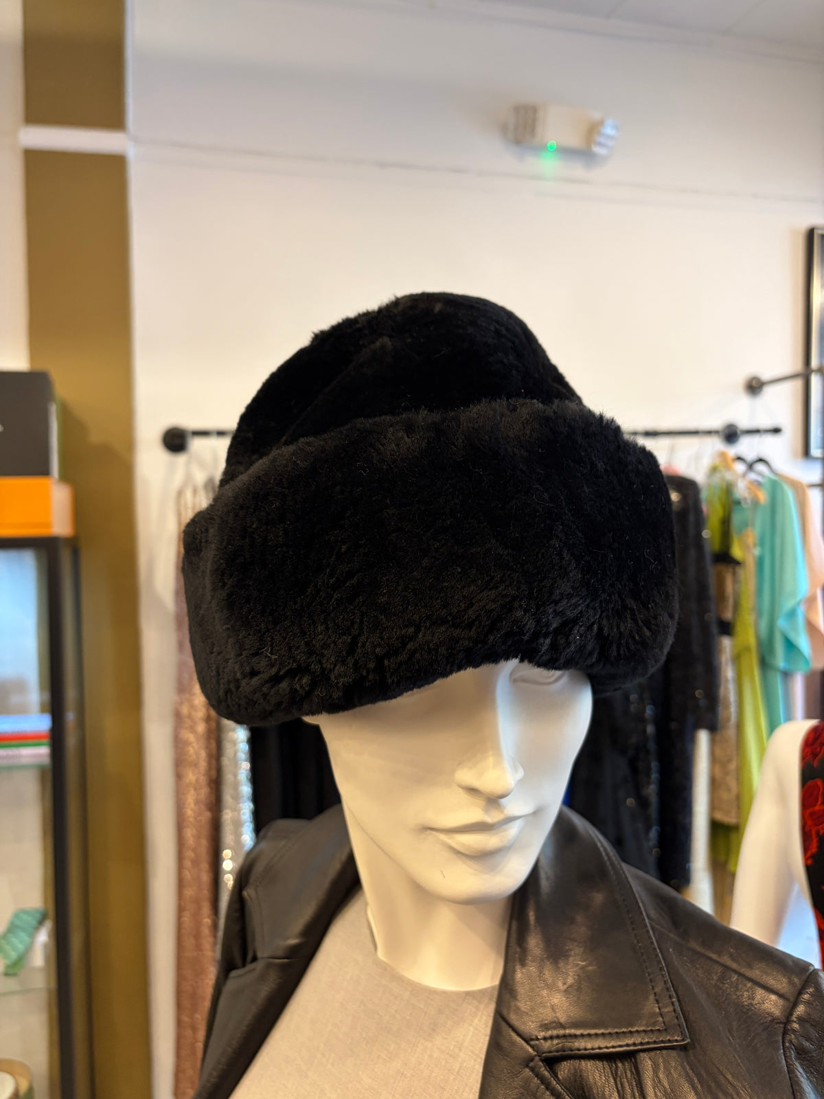 Alaska Furs Black Fur Brim Hat